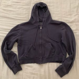 Brandy Melville John Galt cropped hoodie